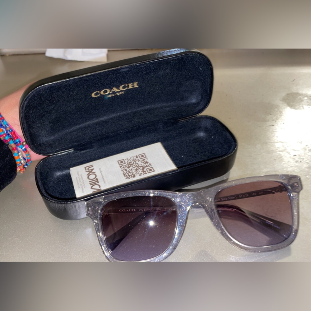 Coach glittery sunglasses